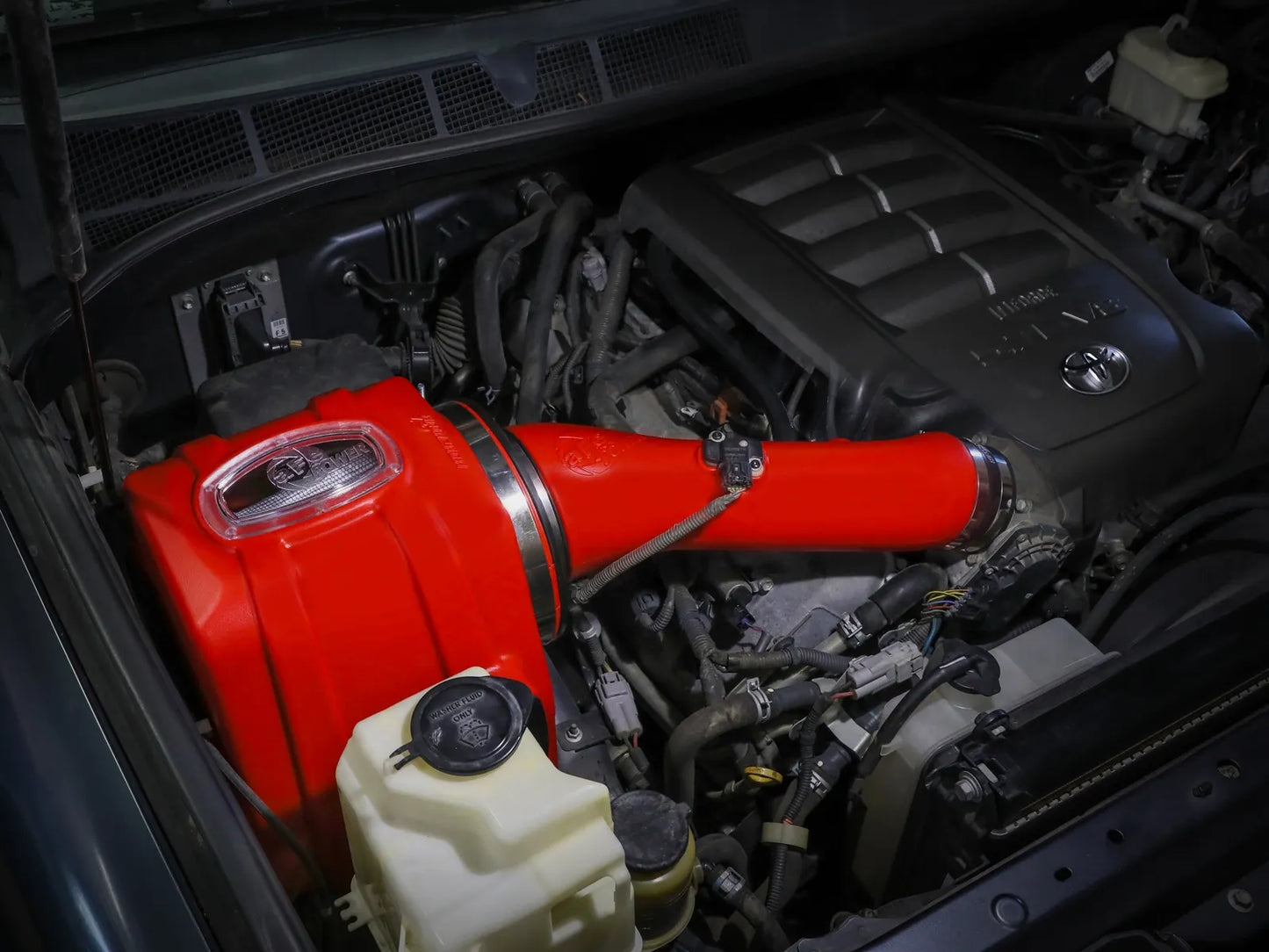 AFE Power Momentum GT Red Edition Cold Air Intake System w/Dry Filter (2007-2021 Tundra 5.7)