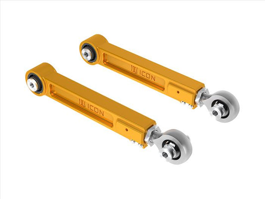 ICON Billet Rear Upper Link Kit Gold Anodized (22+ Tundra/23+ Sequoia/24+ Tacoma/24+ LC250)