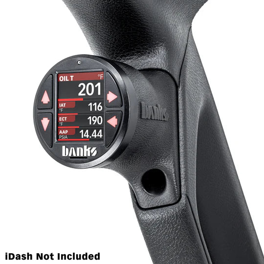 Banks Power iDash Stealth Pod Mount (2018-2023 Wrangler JL / 2020-2023 Gladiator)