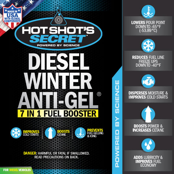 Hot Shot's Secret Diesel Winter Anti-Gel Fuel Additive