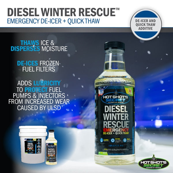 Hot Shot's Secret Diesel Winter Rescue Emergency Fuel Additive