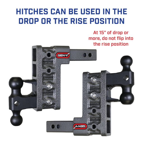 GEN-Y HITCH Mega-Duty Drop Hitch (2" Shank) 10000lbs