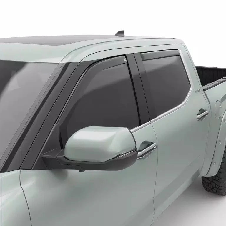 EGR Matte Black Slimline In-Channel Window Visors (2022-2024 Tundra)