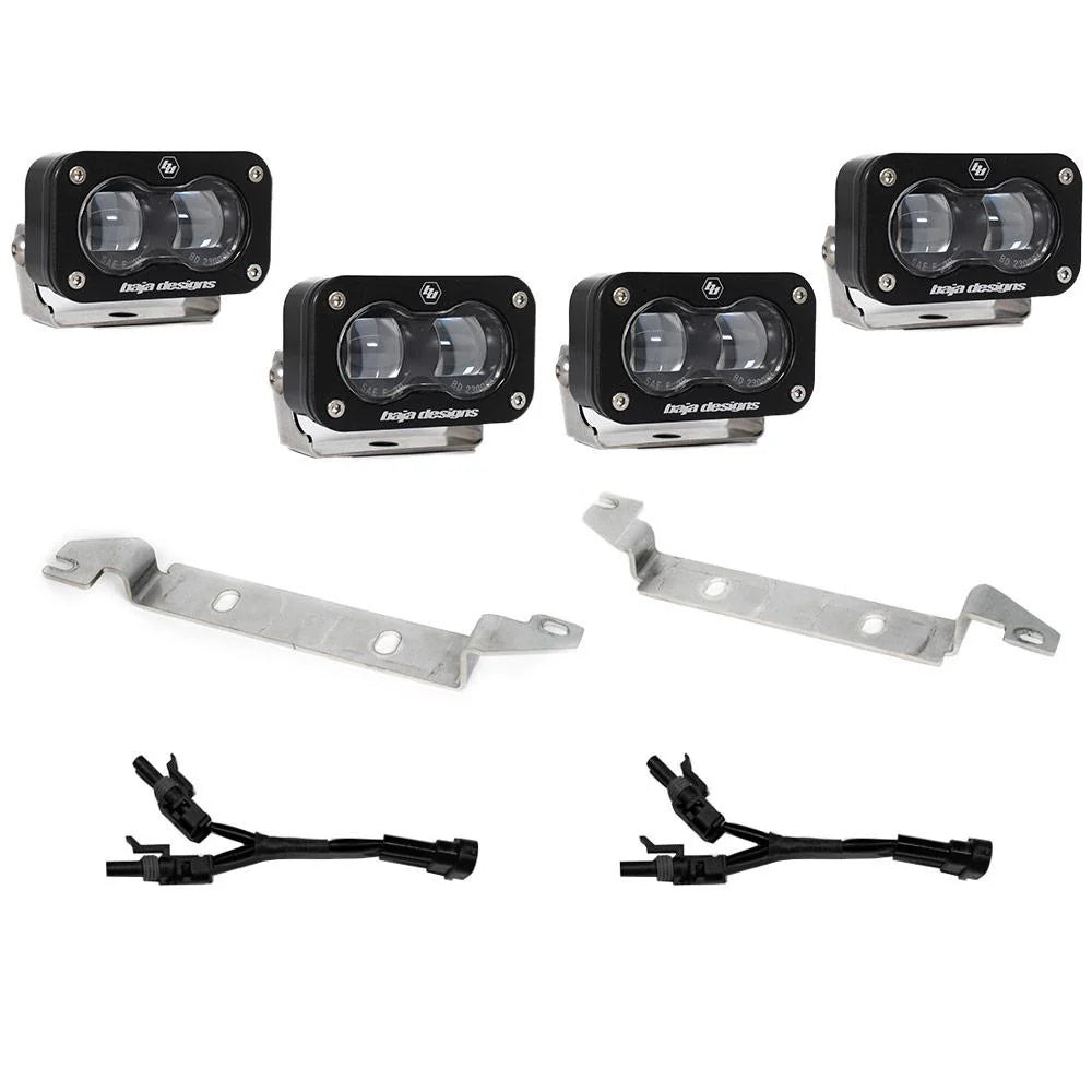 Baja Designs S2 SAE Clear Fog Lights (2024+ Tacoma)