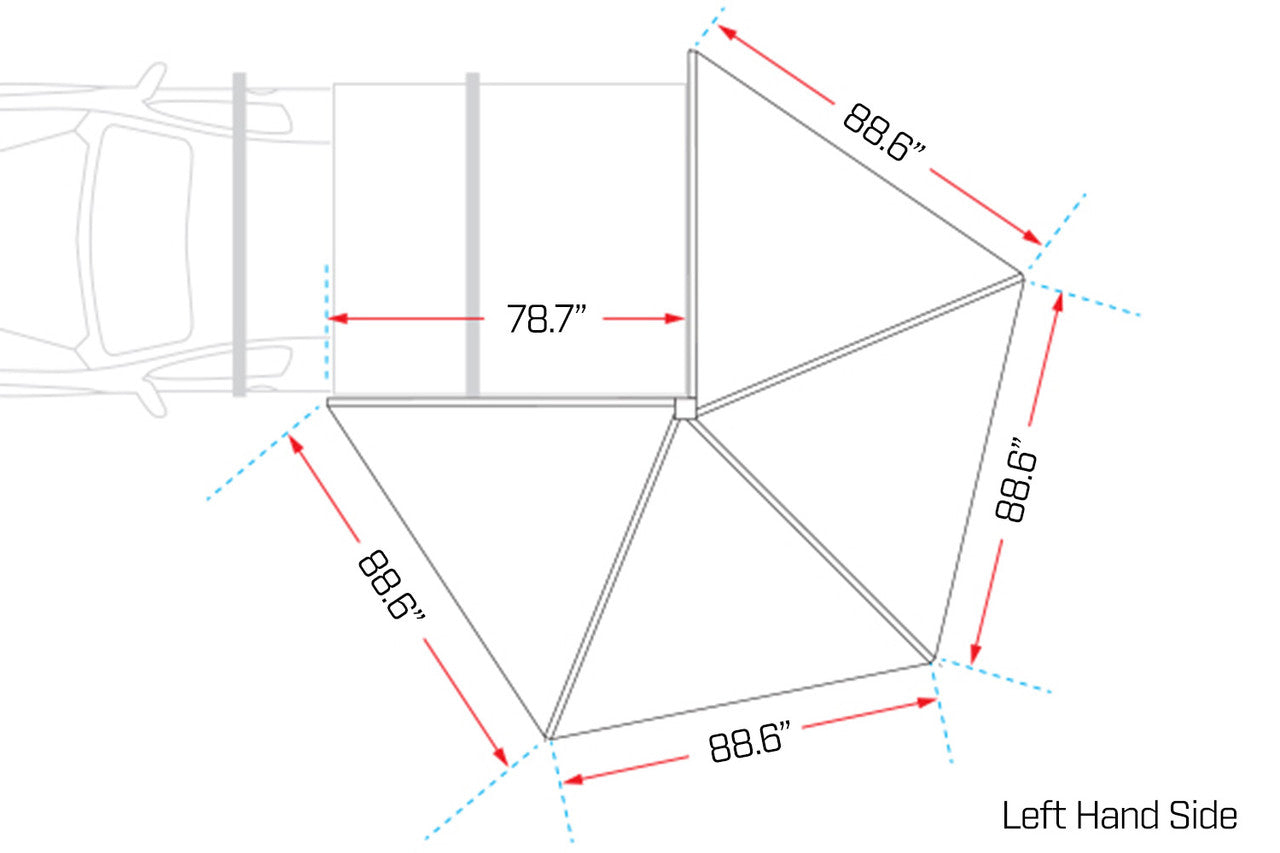 IRONMAN 4X4 Deltawing 270* Awning