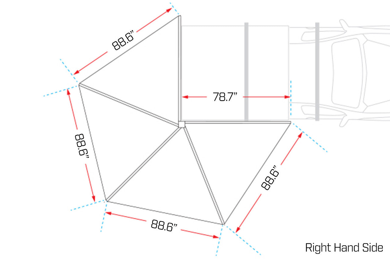 IRONMAN 4X4 Deltawing 270* Awning