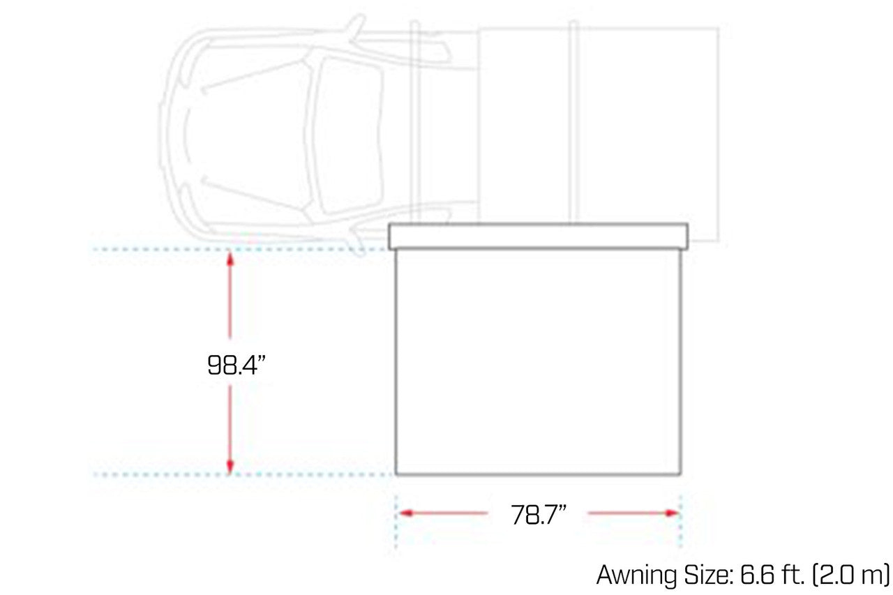 IRONMAN 4X4 Deltawing 90* Awning