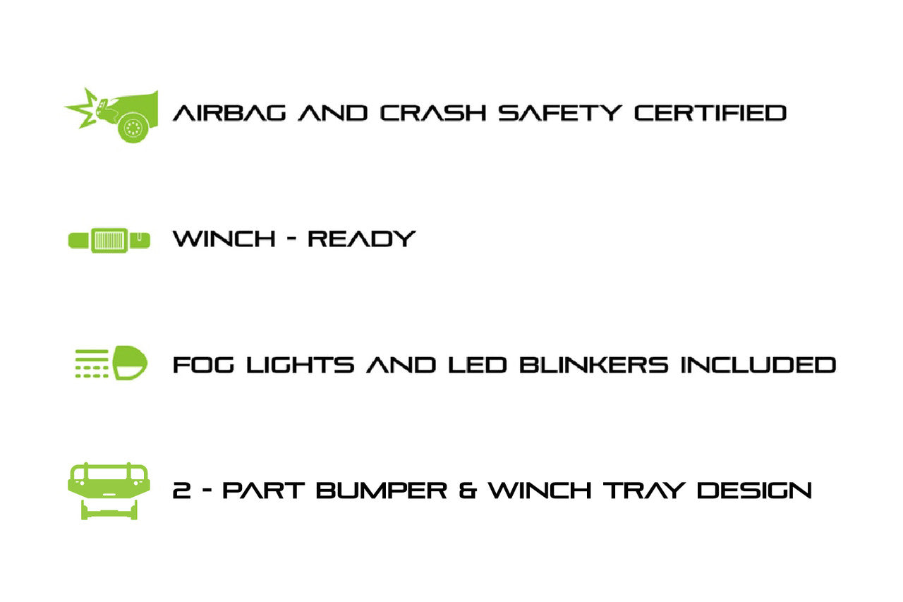 IRONMAN 4x4 Classic Off-Road Bumper (2014+ Lexus GX460/Toyota Prado 150)