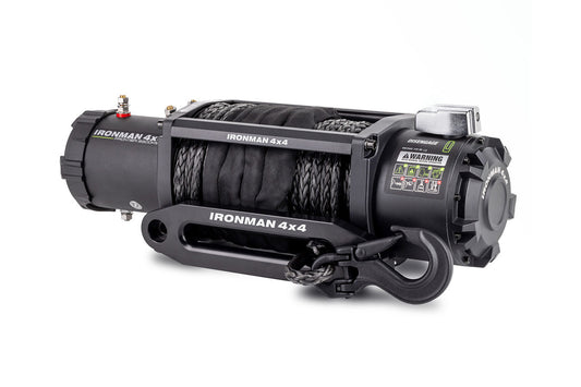 IRONMAN 4x4 Frontier 9,500lb Winch w/Synthetic Rope