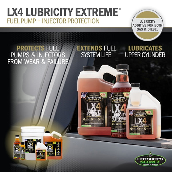 Hot Shot's Secret LX4 Lubricity Extreme Fuel Additive