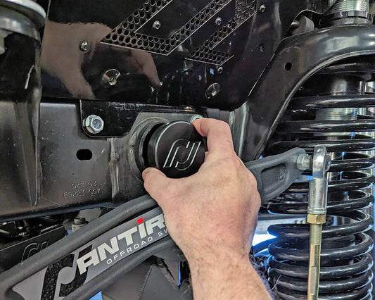 RockJock JK Delrin Frame Tube Plugs (2007-2018 Wrangler)