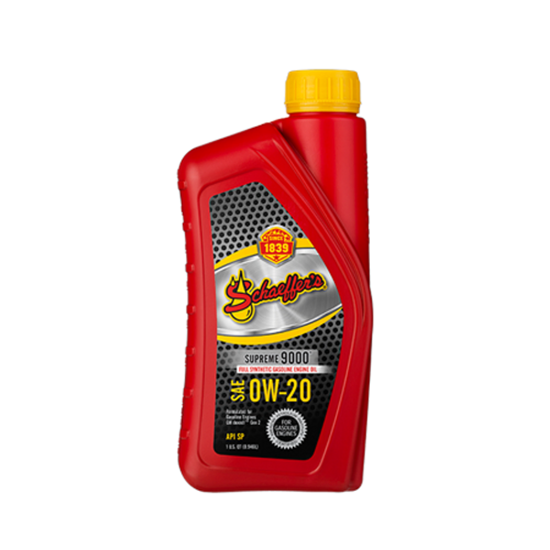 Schaeffer's Supreme 9000 Full-Synthetic Engine Oil (0W-20)