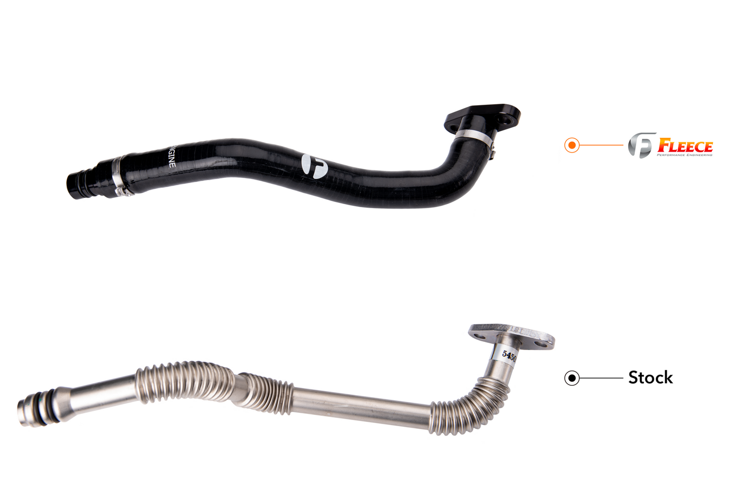 Fleece Turbo Drain Tube Kit (2019-2024 6.7 Cummins)