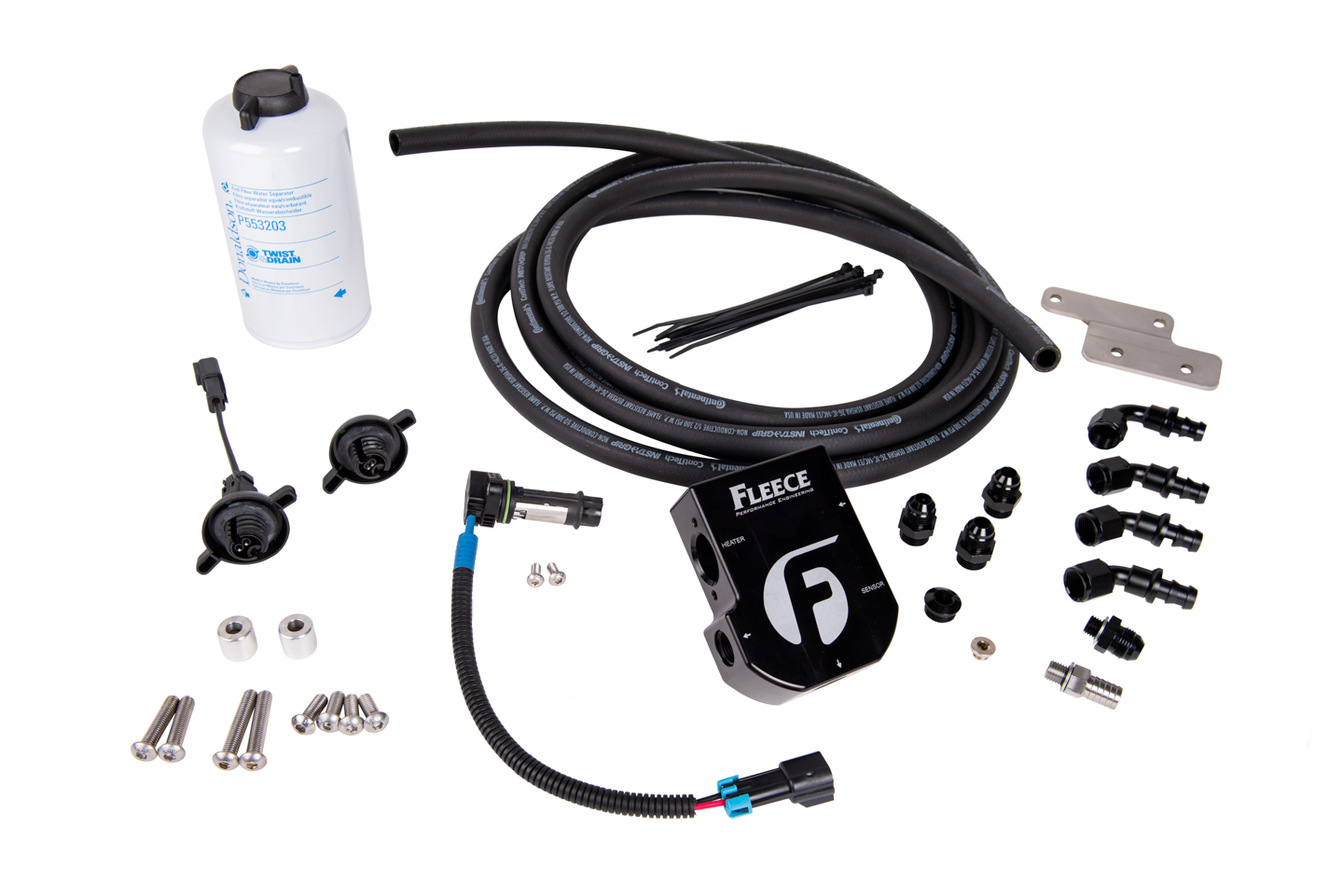 Fleece Heated Fuel Filter Conversion Kit (2003-2018 Cummins)