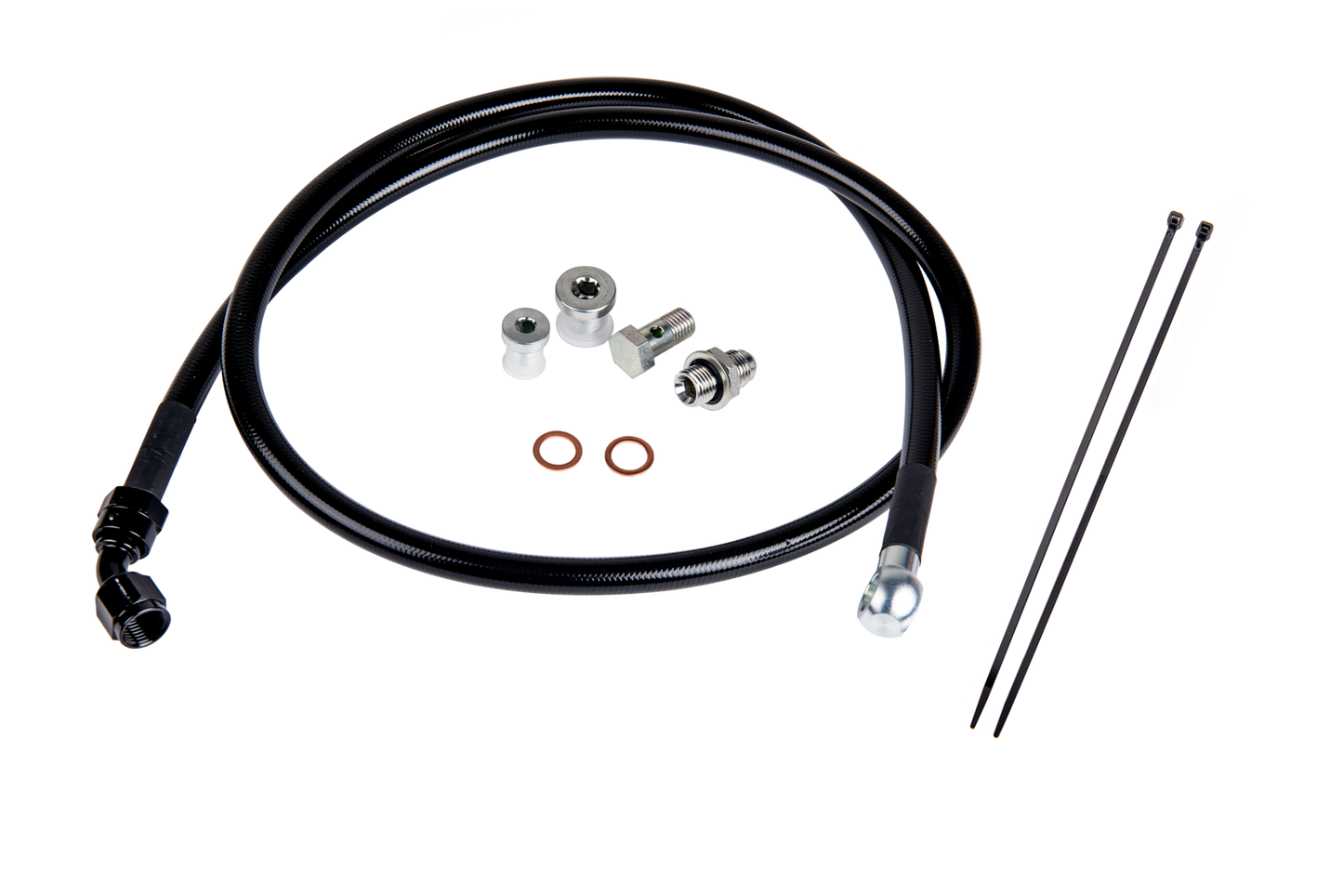 Fleece Remote Turbo Oil Feed Line Kit for 6.6 Duramax