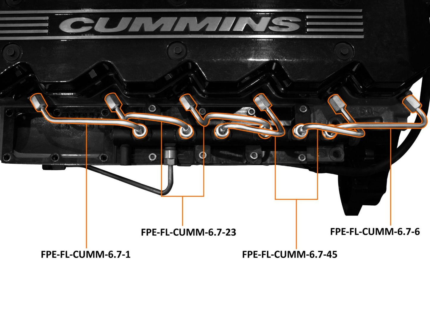 Cummins 6.7 Fuel Line Injection Set (2007.5-2018 Cummins)