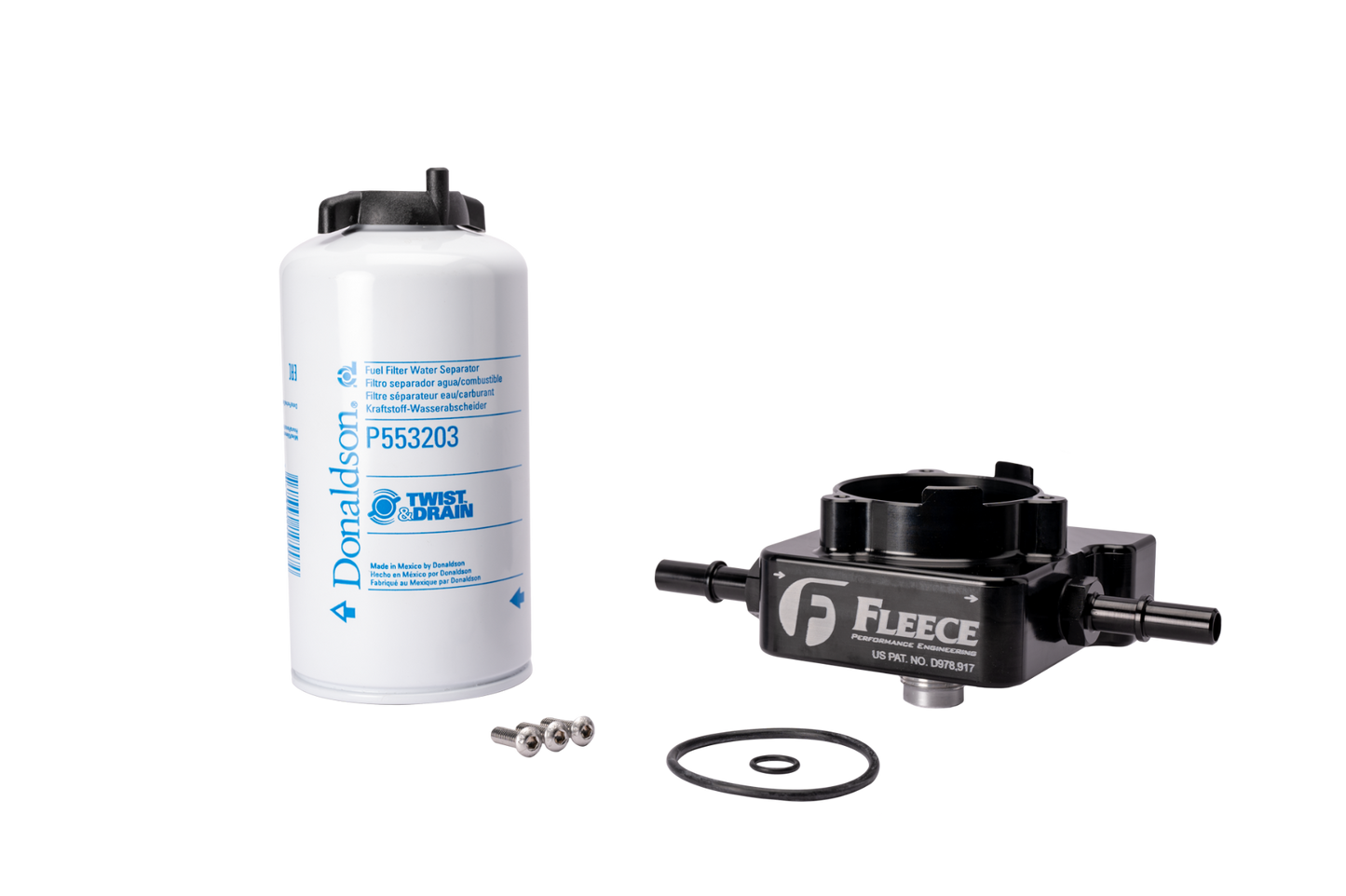 Fleece L5P Fuel Filter Upgrade Kit (2020-2024 GM HD *Short Bed*)