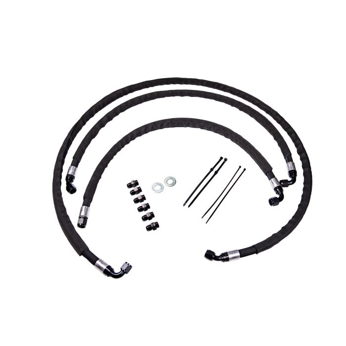 Fleece L5P Duramax Transmission Cooler Line Set (2017-2019 GM HD)