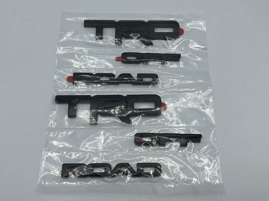 Toyota OEM TRD Off-Road Black Badge Set (2010-2024 4Runner/2023-2025 Tundra/Sequoia)